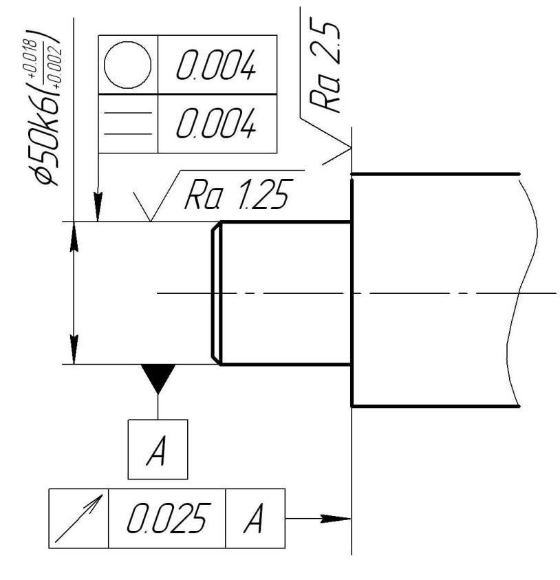 Гост 2.308-79 ескд. указание на чертежах допусков формы и расположения поверхностей