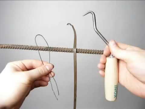 Крючок для вязки арматуры: изготовление и применение