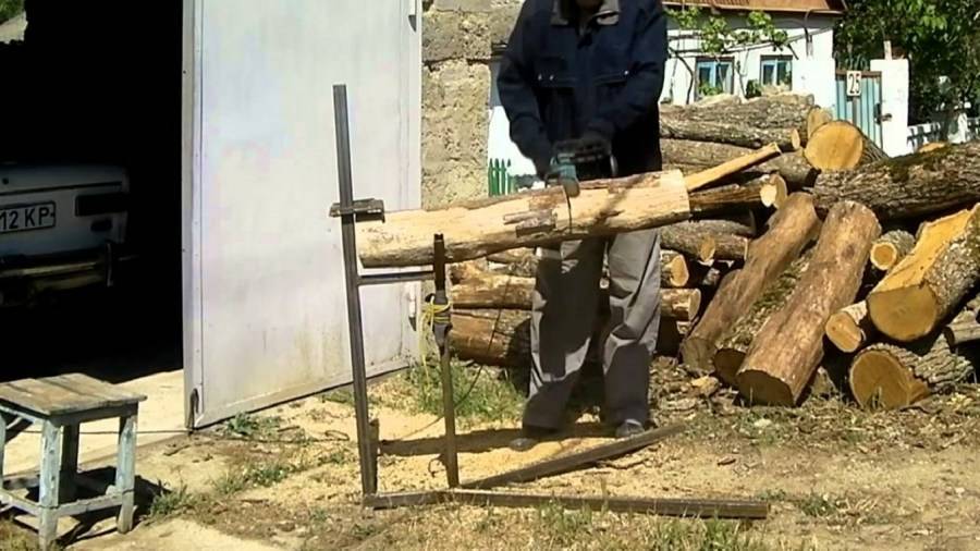 Козлы для пилки дров своими руками, распиленные дрова