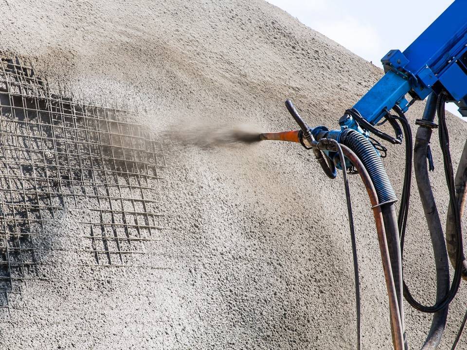 Специальный метод бетонирования: торкретирование и набрызг-бетон (технологии: бетонные работы)