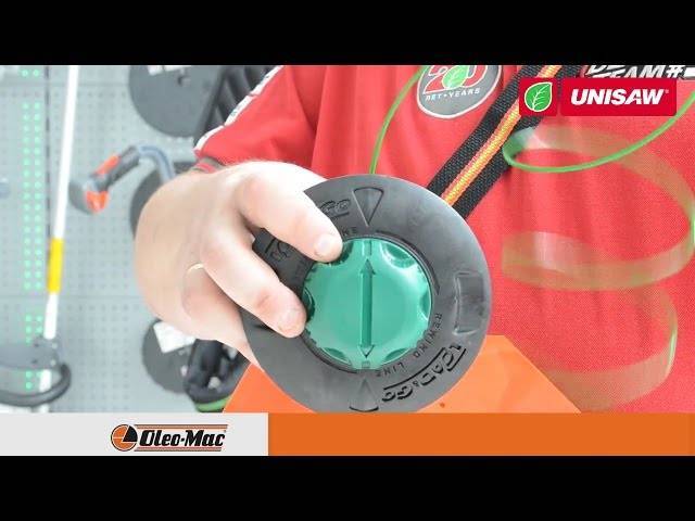 Как заправить леску в катушку триммера? видеоинструкция