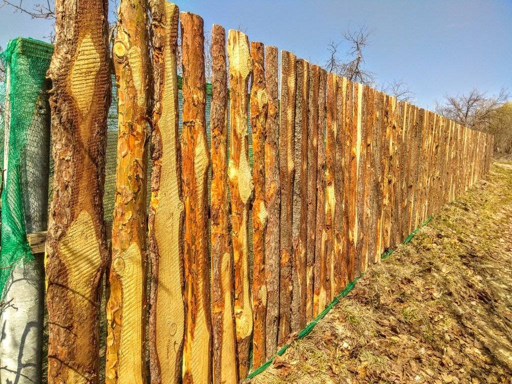 Забор из горбыля своими руками (+фото) | стройсоветы