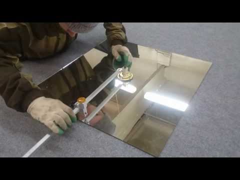 Как правильно резать стекло алмазным стеклорезом • auramm.ru