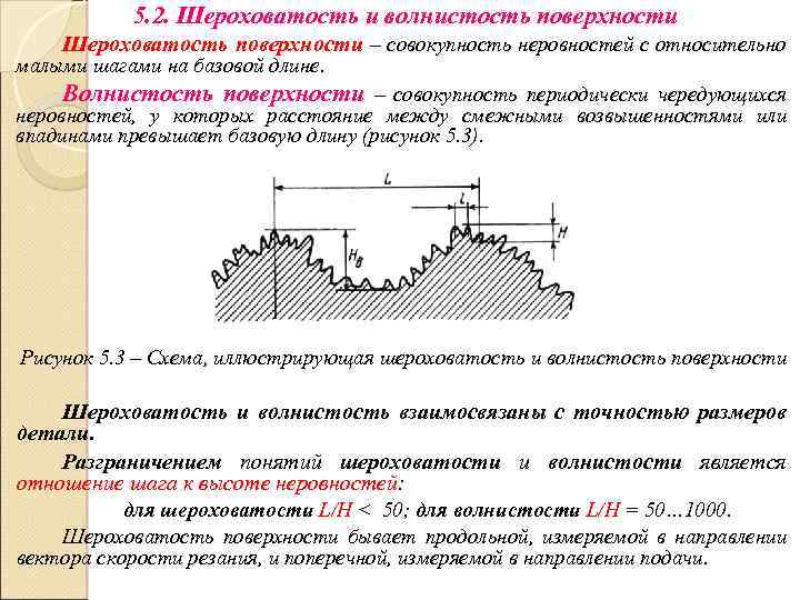 — шероховатость (микрогеометрия) поверхности машиностроительных деталей —