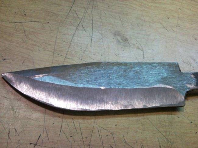 Ковка ножа в домашних условиях из сверла, рессоры