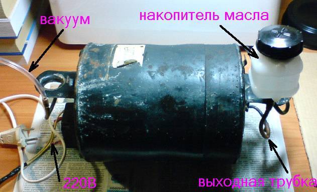 Самодельный компрессор из холодильника :: syl.ru