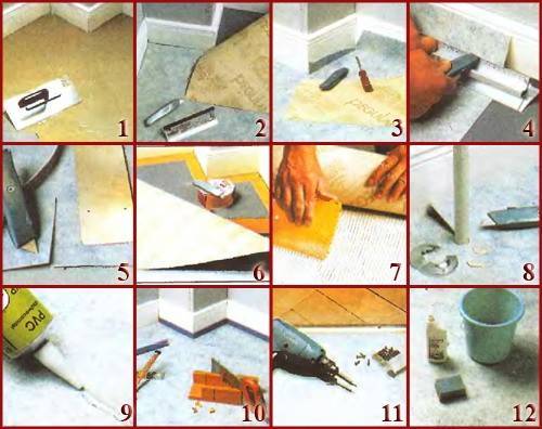 Ножи для линолеума (21 фото): чем резать, как обрезать линолеум в домашних условиях, как подрезать покрытие ножом для резки