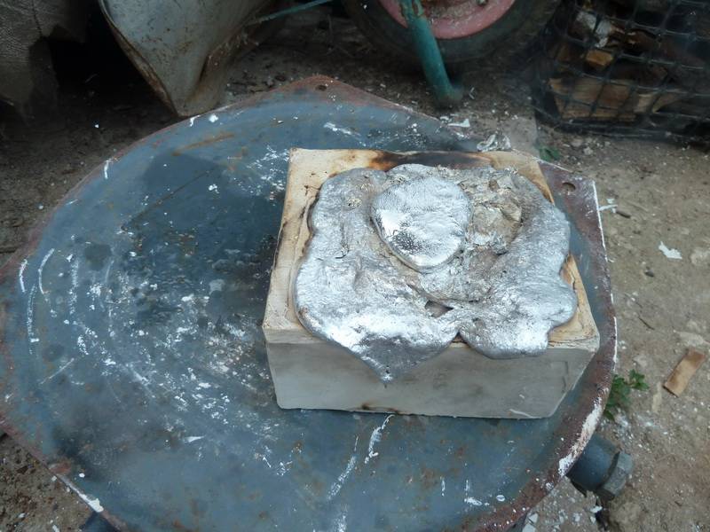 Литье алюминия в домашних условиях, пресс формы и смеси