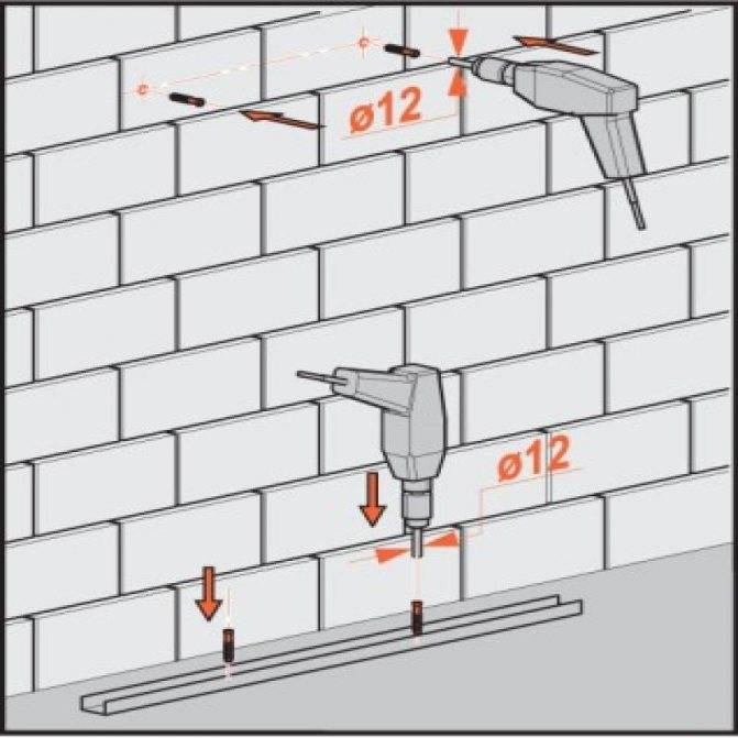 Как сверлить кирпичную стену дрелью правильно: последовательное выполнение процесса
