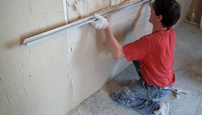 Как сделать правило своими руками для штукатурку стен