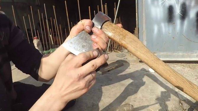 Заточка топора своими руками - пошаговая инструкция с видео