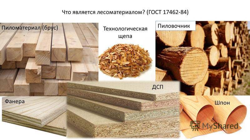 Классификация и стандартизация древесных материалов и лесной продукции
