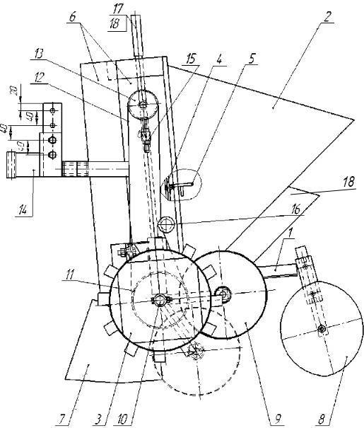 Картофелесажалка для трактора т 40 своими руками размеры чертеж