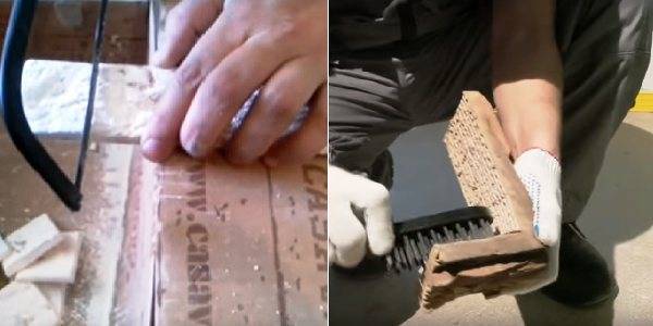 Декоративный камень из гипса: технология изготовления своими руками