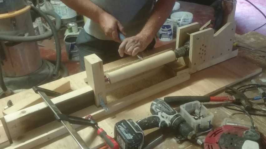Своими руками токарный станок из дрели по дереву: инструкция