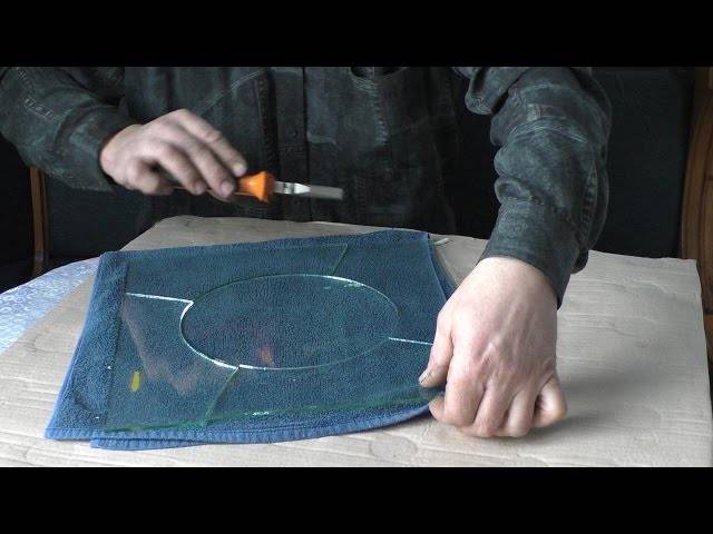 Чем и как сделать круглое отверстие в стекле?