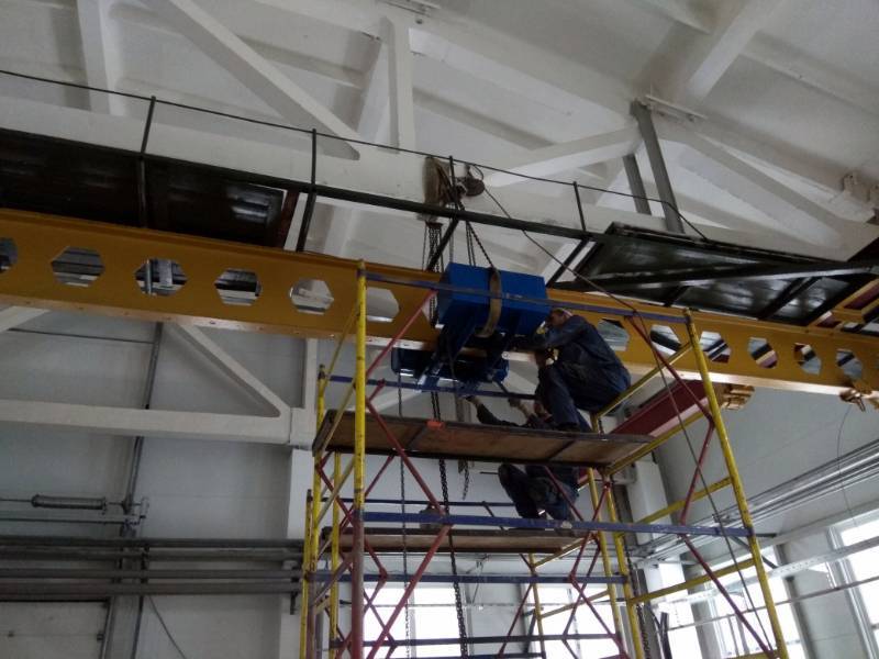 Монтаж и установка кран балки (подвесной) в производственном помещении в москве
