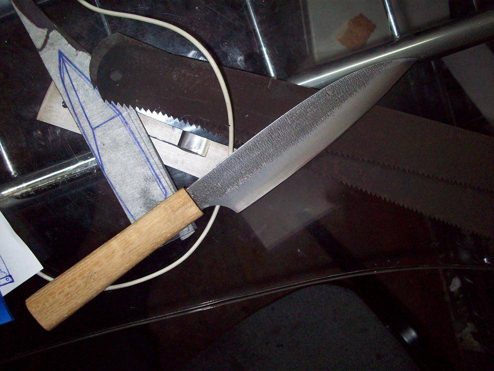 Нож из ленточной пилы: пошаговая инструкция по изготовлению своими руками