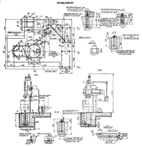 Технические характеристики токарно-карусельного станка 1516