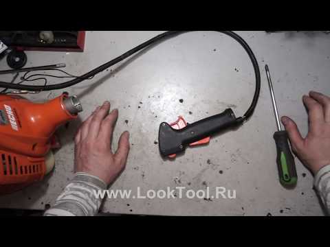 Как собрать ручку газа на бензотриммер - nzizn.ru