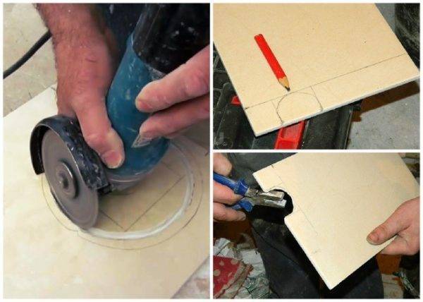Как резать плитку болгаркой без сколов, каким диском