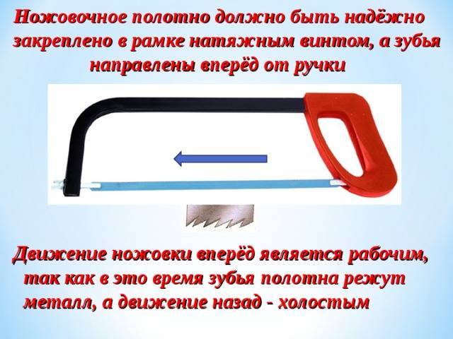 Как правильно поставить полотно на ножовку • auramm.ru