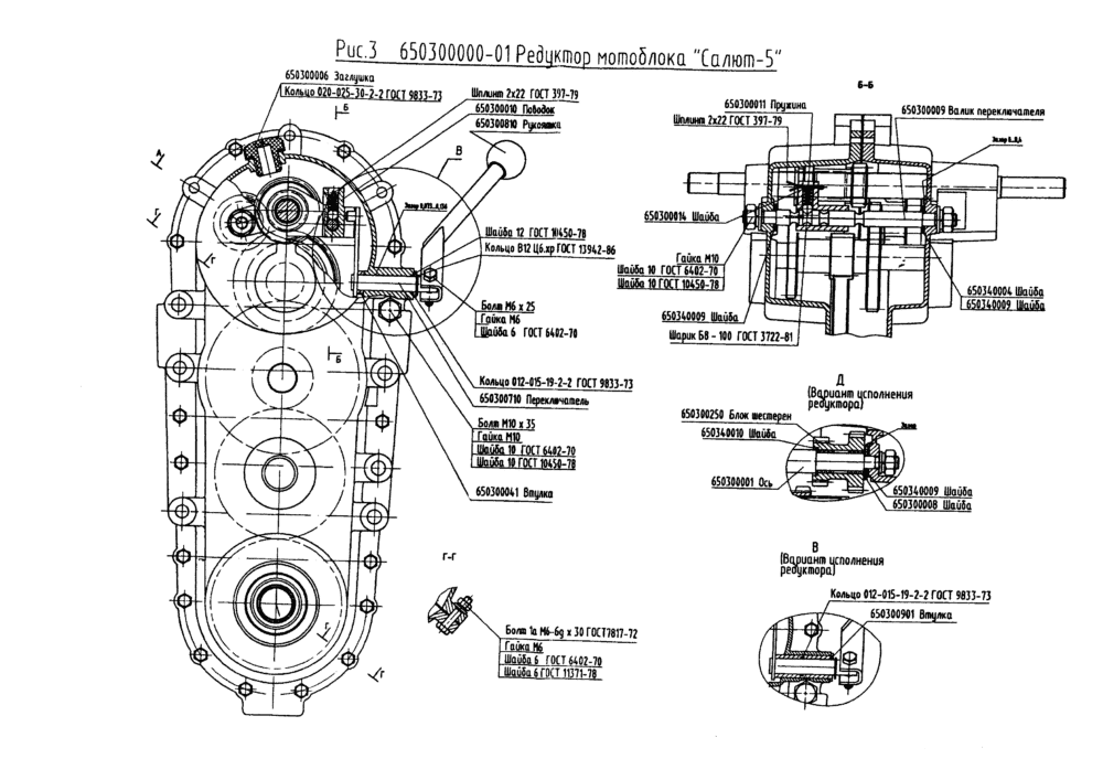 Sandship схема редуктор