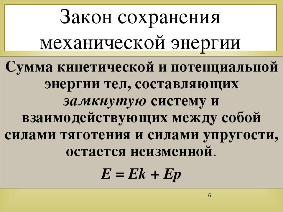 Потенциальная энергия упругих тел