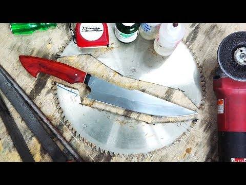 Нож из пилы по металлу своими руками: особенности изготовления