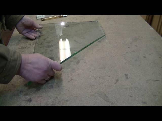 Инструкция: как правильно резать стекло стеклорезом