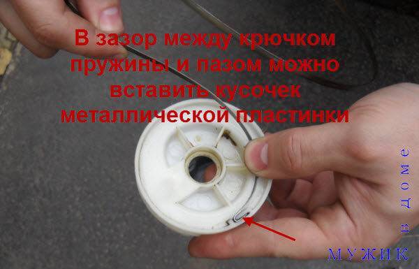 Как поставить пружину на бензокосу - xl-info.ru