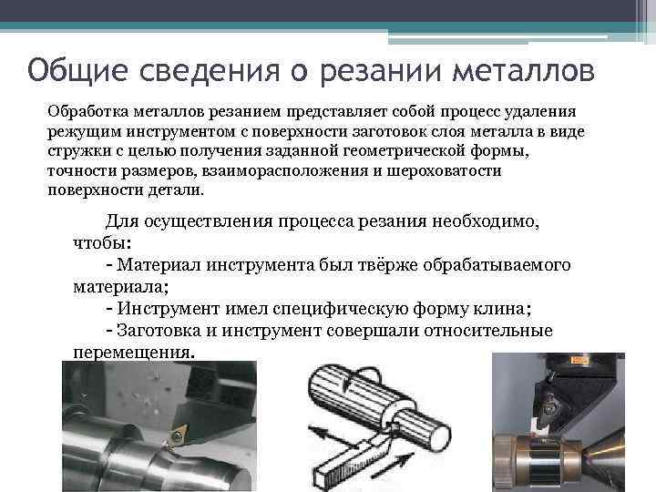 Инструмент для металлообработки: виды, предназначение