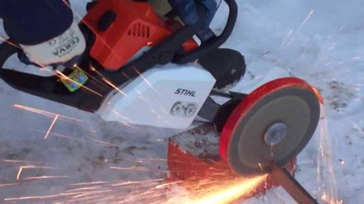 Болгарка на бензине своими руками