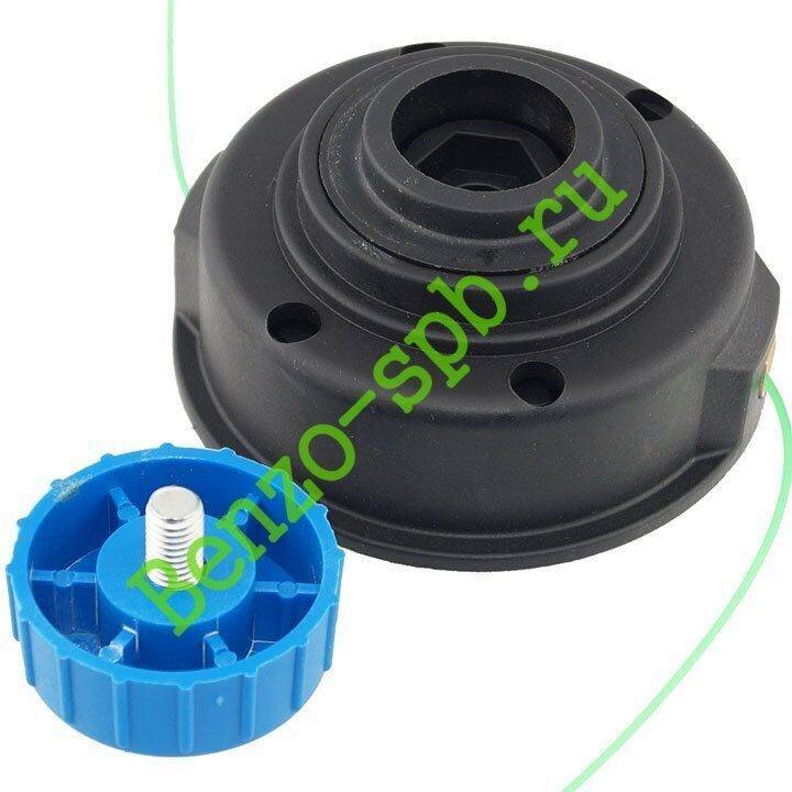 Как снять катушку на триммере чемпион видео