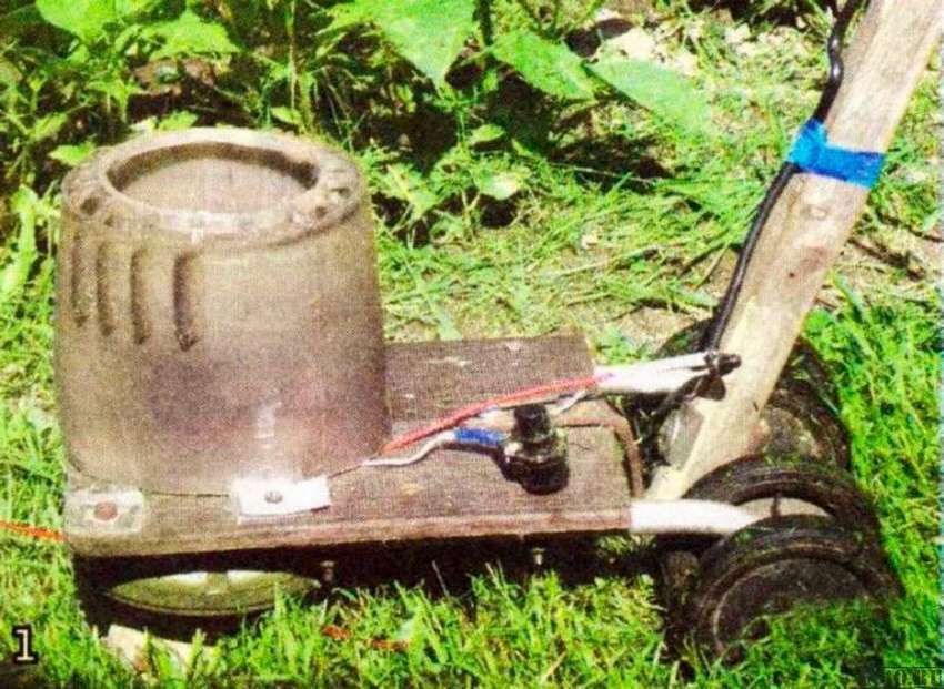 Газонокосилка своими руками (33 фото): самодельная электрическая косилка из болгарки. как сделать газонокосилку из двигателя от стиральной машины и триммера?