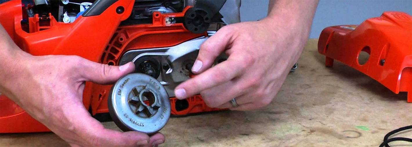 Снятие и замена сцепления на бензопиле. обзор, инструкция