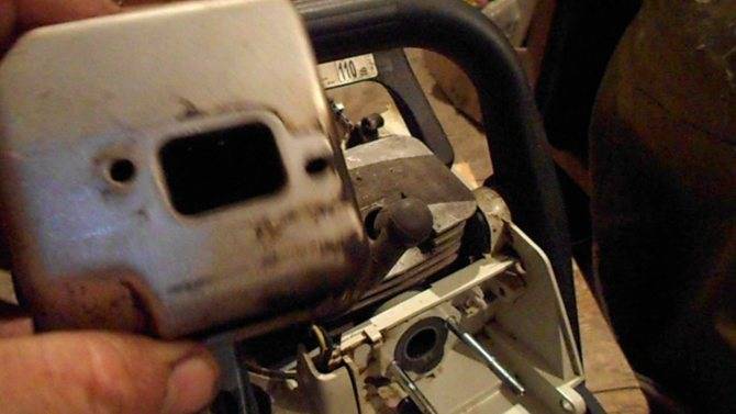 Не развивает обороты, глохнет хускварна 137 фотоотчет