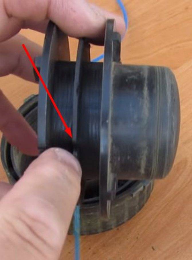 Как намотать леску на металлическую катушку триммера