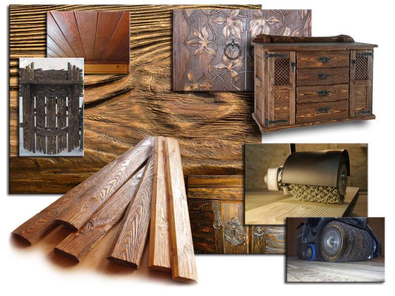 100 лучших идей: брашированная древесина: мебель, изделия с фото