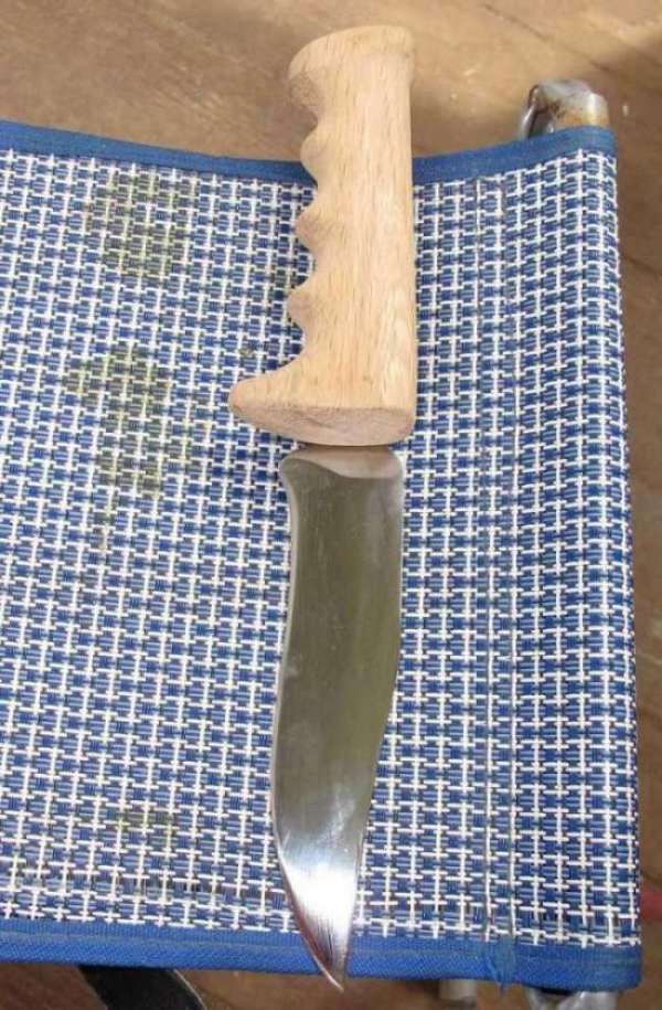 Опыт ковки ножа из клапана (попался впускной клапан)