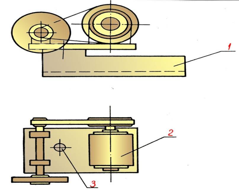 Приспособление для шлифования с помощью шлифовального устройства внутренней поверхности глубокого отверстия детали, установленной на токарном станке