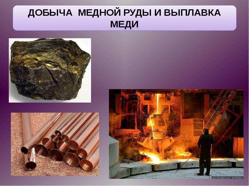 Медная руда –методы добычи и обработки, область применения