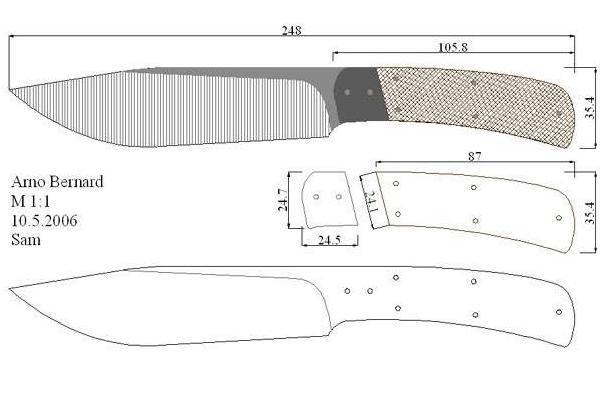 Советы по изготовлению складного ножа своими руками, этапы работы