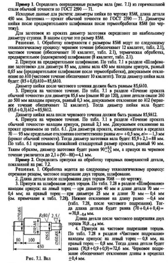 Припуск на механическую обработку: определение, назначение, расчет