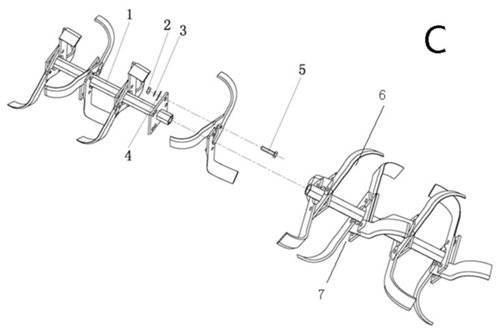 Схема сборки культиватора