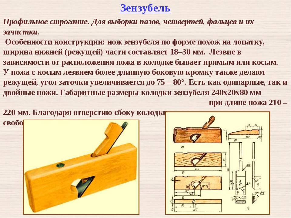 Шерхебель - столярный инструмент: устройство, фото, назначение: устройство, применение, отличие от рубанка