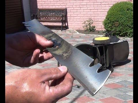Заточка ножей для газонокосилки