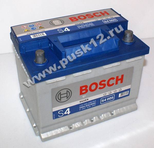 Как зарядить аккумулятор bosch s5