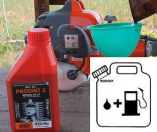 Как смешать масло с бензином для газонокосилки