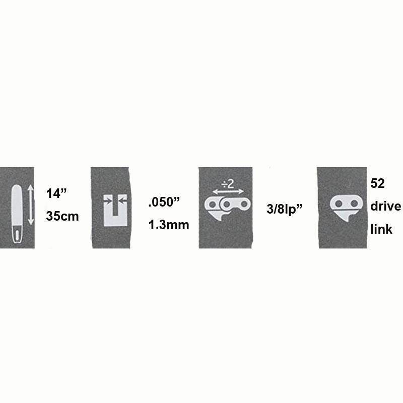 Маркировка цепей для бензопил